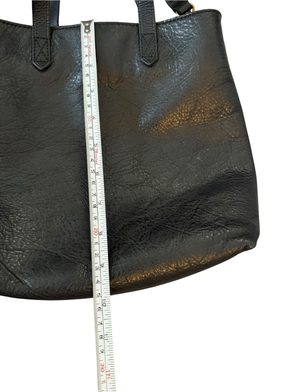 Madewell Black Leather Transport Crossbody Bag - Picture 8 of 8